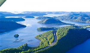 Hawkesbury River fishing and boat activities such as water-skiing and wakeboarding. and boating